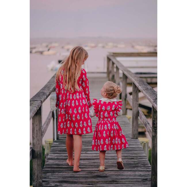 Jazzy Cornflower Pinny Dress - Dresses - 2
