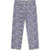Blue Microfloral Legging - Leggings - 1 - thumbnail