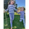Blue Microfloral Crewneck Sweatshirt - Sweatshirts - 3