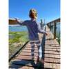 Blue Microfloral Crewneck Sweatshirt - Sweatshirts - 4