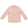 Jack Lee Shirt, Burgundy Check - Button Downs - 1 - thumbnail