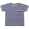 Willie Baby T-Shirt, Marine Stripe - T-Shirts - 1 - thumbnail