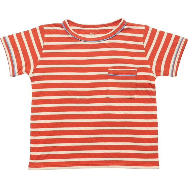 Willie Baby T-Shirt, Red Stripe