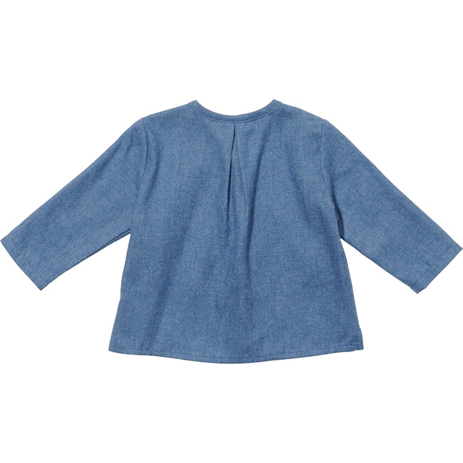 Lupo Baby Shirt, Blue Flannel - Shirts - 2