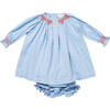 Willa Baby Dress, Light Blue - Dresses - 1 - thumbnail