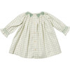 Willa Baby Dress, Green Tattersall - Dresses - 3