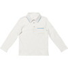 Parker Long Sleeve Polo, Blue Piping - Polo Shirts - 1 - thumbnail