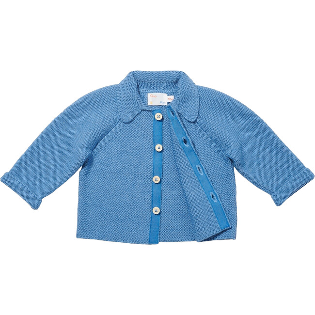 Pat Baby Jacket, Blue - Jackets - 2