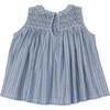 Nora Baby Dress, Chambray Stripe - Dresses - 2