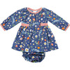 Elizabeth Baby Dress, Floral - Dresses - 1 - thumbnail