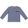 Edward Long Sleeve T, Marine Stripe - T-Shirts - 1 - thumbnail