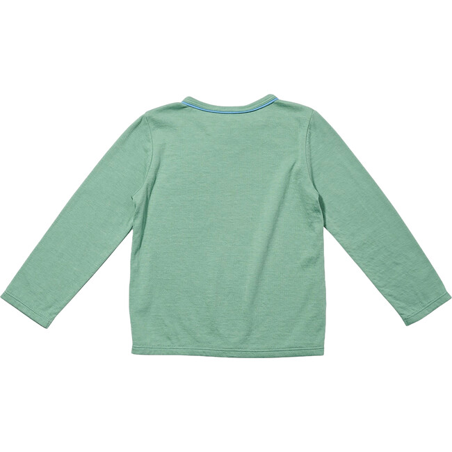 Edward Long Sleeve T, Sage - T-Shirts - 2