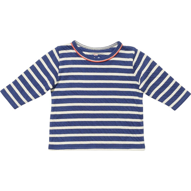 Edward Baby Long Sleeve T, Marine Stripe