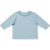 Edward Baby Long Sleeve T, Dusty Blue - T-Shirts - 1 - thumbnail