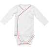 Crossbody Onesie, Oso Red Piping - Onesies - 1 - thumbnail