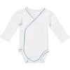 Crossbody Onesie, Blue Piping - Onesies - 1 - thumbnail