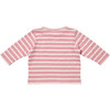 Edward Baby Long Sleeve T, Rose Stripe - T-Shirts - 2