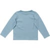 Edward Long Sleeve T, Dusty Blue - T-Shirts - 3