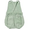 Frances Bubble, Green Herringbone - Onesies - 4