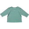Edward Baby Long Sleeve T, Forest Stripe - T-Shirts - 2