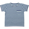 Willie T-Shirt, Sky Stripe - T-Shirts - 1 - thumbnail
