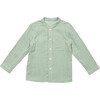 Jack Lee Shirt, Green Herringbone - Button Downs - 1 - thumbnail
