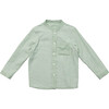 Jack Lee Shirt, Green Herringbone - Button Downs - 2