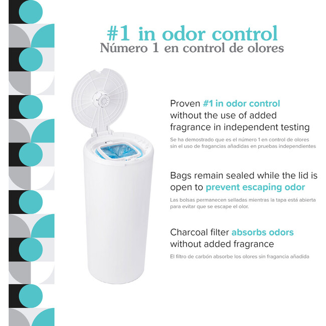 Classic Diaper Pail, Gray - Potty Training - 2