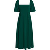 Women's The Matilda Crepe Short Puff Sleeve Dress, Botanical Garden - Dresses - 1 - thumbnail
