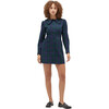 Women's The Hazel Tartan Peter Pan Collar Buttoned Mini Dress, Blackwatch - Dresses - 2