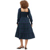 Women's The Naomi Nap Tartan Long Cuffed Sleeve Smock Dress, Blackwatch - Dresses - 3