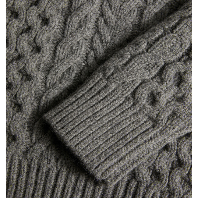 Women's The Kennedy Knit Ribbed NEck Sweater, HeaWomen's Ther Grey - Sweaters - 6