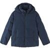 Waterproof Reimatec Paimio Down Jacket, Navy - Parkas - 1 - thumbnail