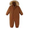 Waterproof Reimatec Gotland Snowsuit, Brown - Snowsuits - 1 - thumbnail