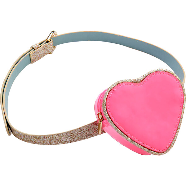 Sequin Heart Belt Bag