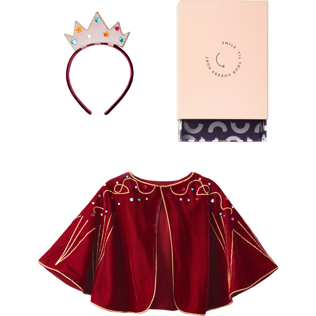 Velvet Cape & Crown Dress Up Gift Box