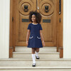 Kensington Girls Dress, Nautical Blue - Dresses - 2