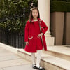 Kensington Girls Dress, Pillar Box Red - Dresses - 5