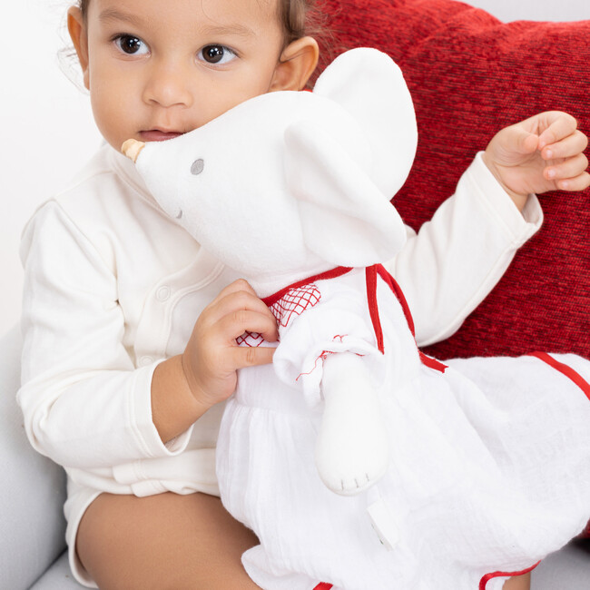 Holiday Meiya The Mouse Muslin Dress, White - Plush - 2