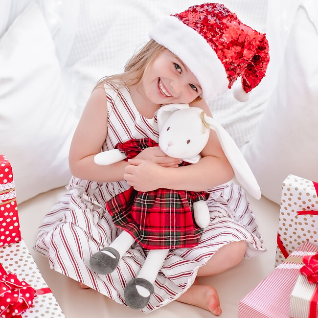 Holiday Havah The Bunny Plaid Dress, Red - Plush - 2