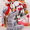 Holiday Havah The Bunny Plaid Dress, Red - Plush - 3