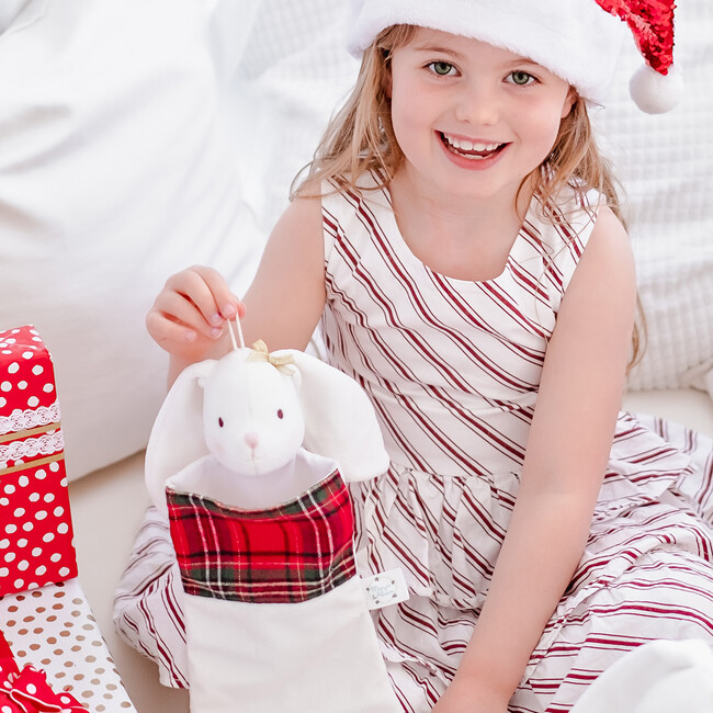 Holiday Havah The Bunny Stocking, Red - Stockings - 3