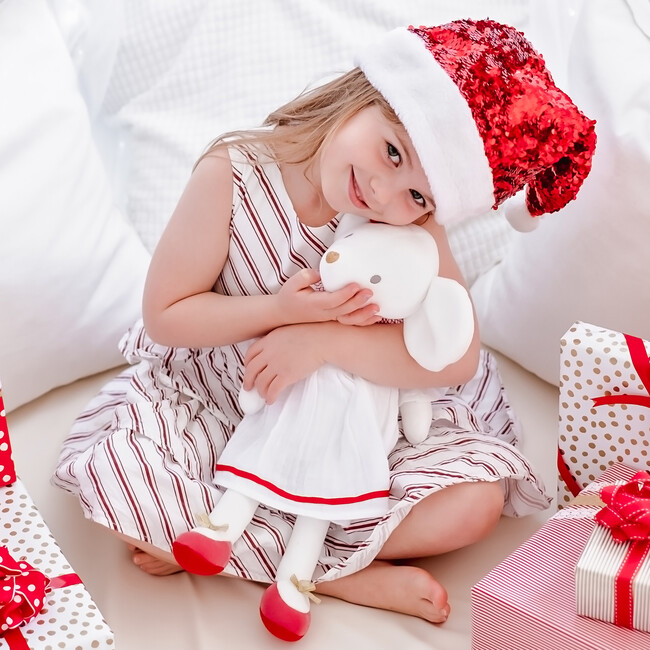 Holiday Meiya The Mouse Muslin Dress, White - Plush - 4