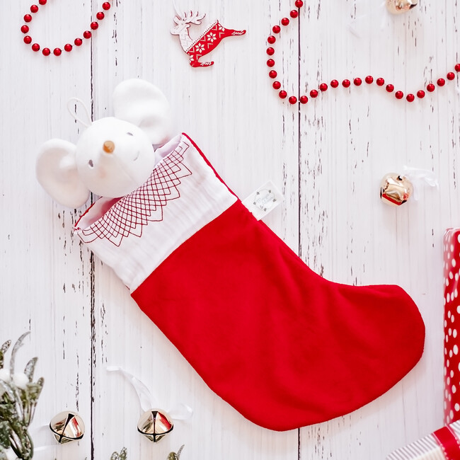 Holiday Meiya The Mouse Stocking, Red - Stockings - 4