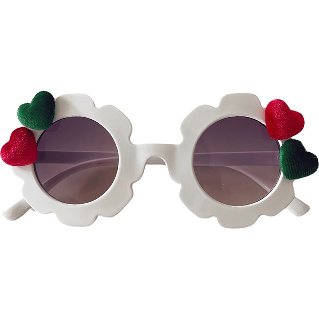 Be Merry Cami Flower Sunnies, White