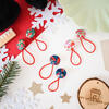 Liberty of London Christmas Button Hair Bobbles Hair Ties Set of 6, Wiltshire - Hair Accessories - 2