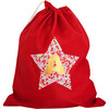 Liberty of London Christmas Star Personalised Gift Sack, Red - Stockings - 1 - thumbnail
