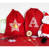 Liberty of London Christmas Star Personalised Gift Sack, Red - Stockings - 3