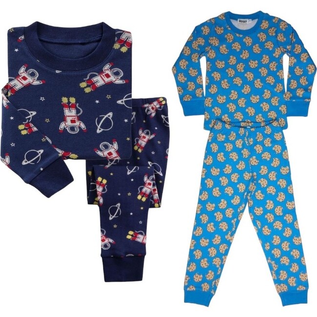 2-Pack Pajamas, Astronauts/Cookies