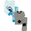 2-Pack Pajamas, Sharks/Navy Stripes - Pajamas - 1 - thumbnail